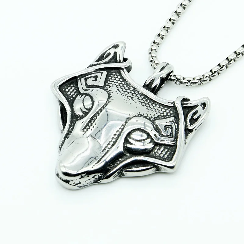 

Fox Mask Animal Stainless Steel Men Women Necklaces Pendants Chain Punk Trendy Unique Fashion Jewelry Wholesale Dropshipping