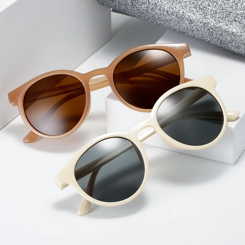 2025 Trendy Small Round Sunglasses for Women - Vintage Retro Driving Glasses, Fashion Female Sun Eyewear очки
