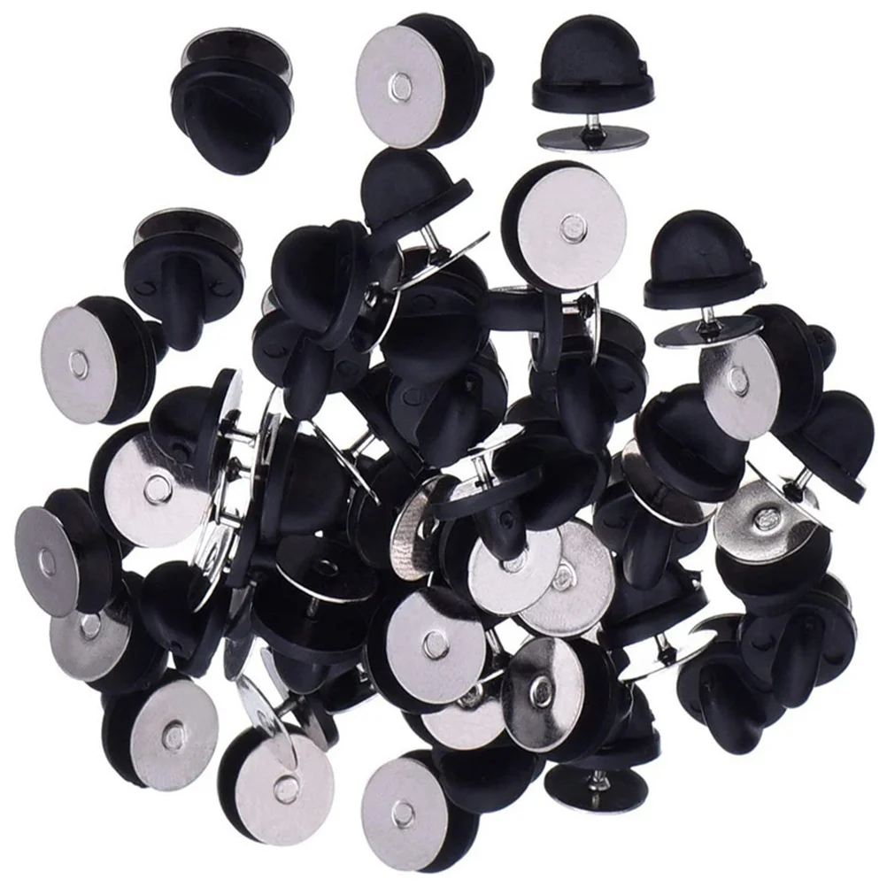 

Decorative Pins Butterfly Buckle Flat Round Needles Convenient Keeper