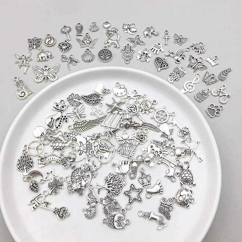 DIY Sturdy Lightweight Beads Necklace Making Parts Small Craft Kit Little Cute Bracelets Pendant Lovely Jewelry Accessories