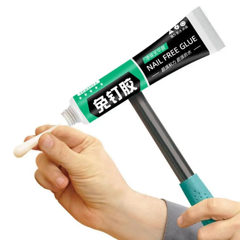 No More Nails Invisible White Instant Grab Adhesive Glue Multifunctional And Universal Super Glue For Resin Ceramic Metal Stone