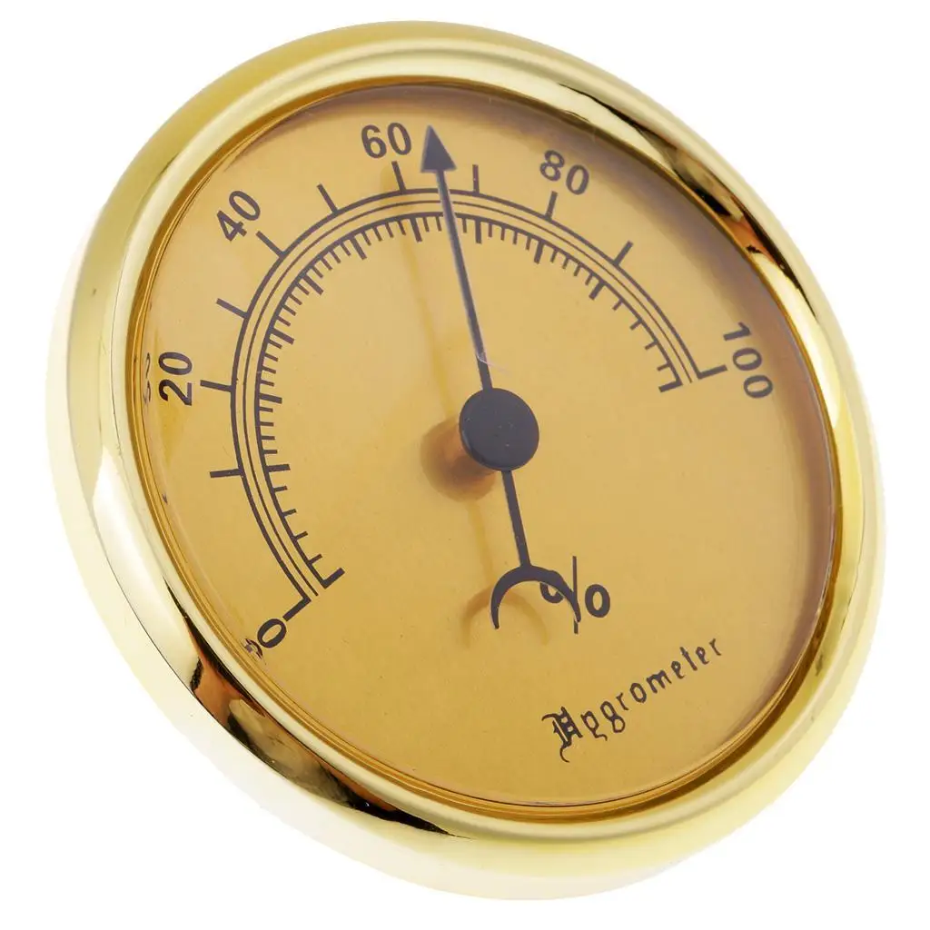 중간 원형 아날로그 습도계, 습도 게이지, 53mm 직경