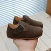 Kids Mary Jane Shoes 2024 Spring Autumn Children's Causal Simple Style Flats Shoes Versatile Non-slip Boys Girls Leather Shoes 5