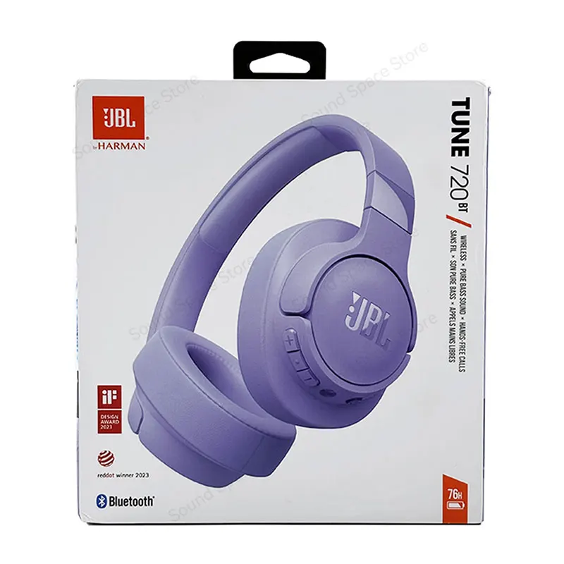 JBL TUNE 720BT ワイヤレスヘッドホン JBL Tune 720BT Wireless Over-Ear Headphones - Black - JBL