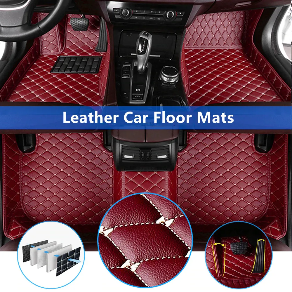 

Car Floor Mats For AUDI R8 2016 2017 2018 Foot Pads Floor Liners Luxury Car Accessories