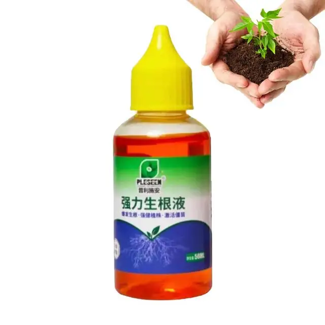 50 Ml -Es Növényi Növekedés Fokozó Gyökérszimulátor A Transzplantációnövekedés Növekedéséhez Gyors Gyökérzet És Virágzó Tápanyagoldat - Image 2