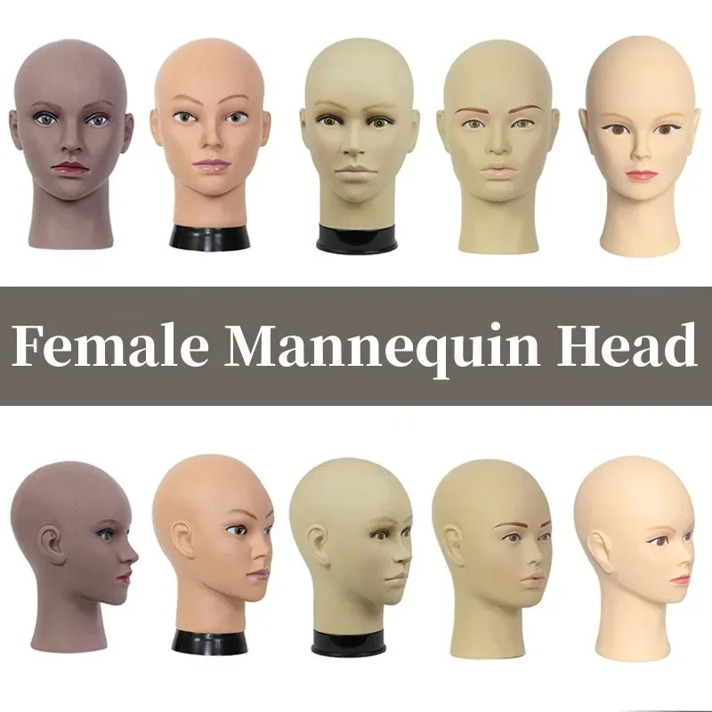 New Bald Afro Mannequin Head Without Hair For Making Wigs Hair