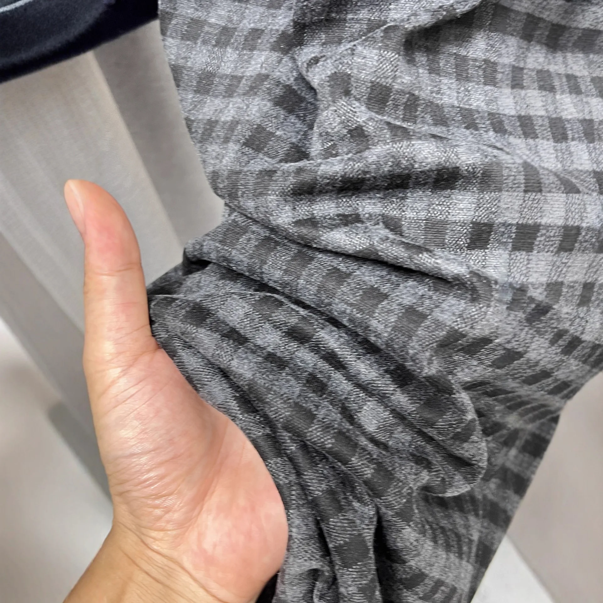 XXXXL Fashion Plus Size Women's Straight Pants New Autumn Simple Style Wide Leg Casual Plaid wide leg Trousers