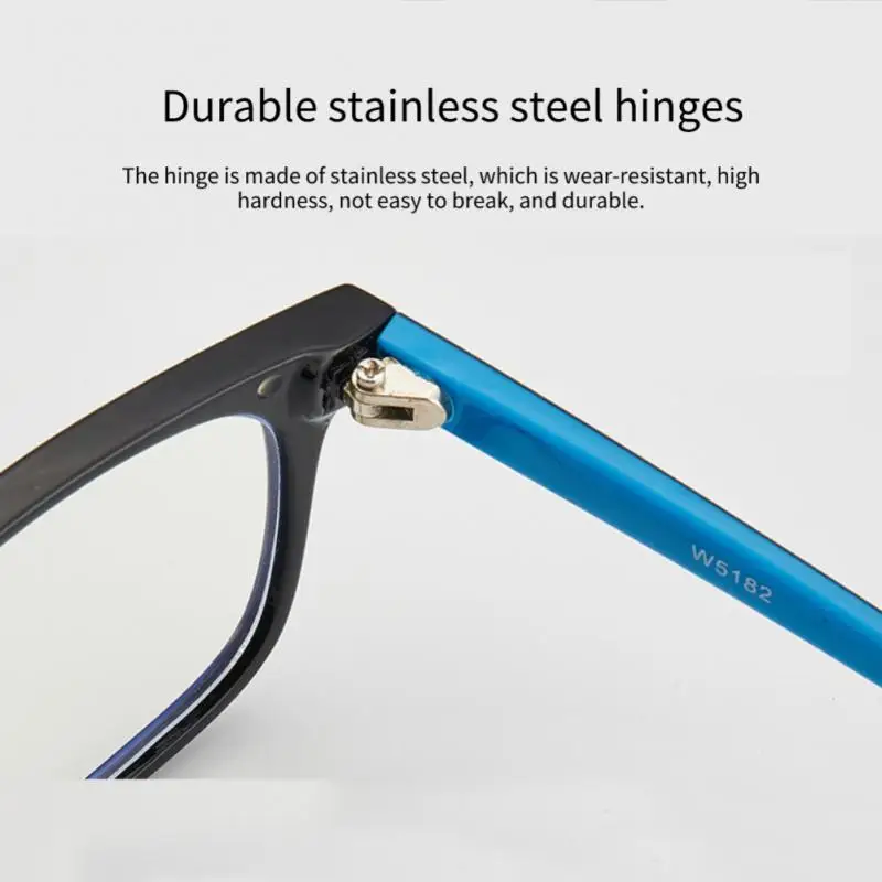 2022 Eyeglasses Square Anti-blue Light Blocking Glasses With 6 Rare Spar Anti-fatigue Eyewear Children Adult Computer Spectacles