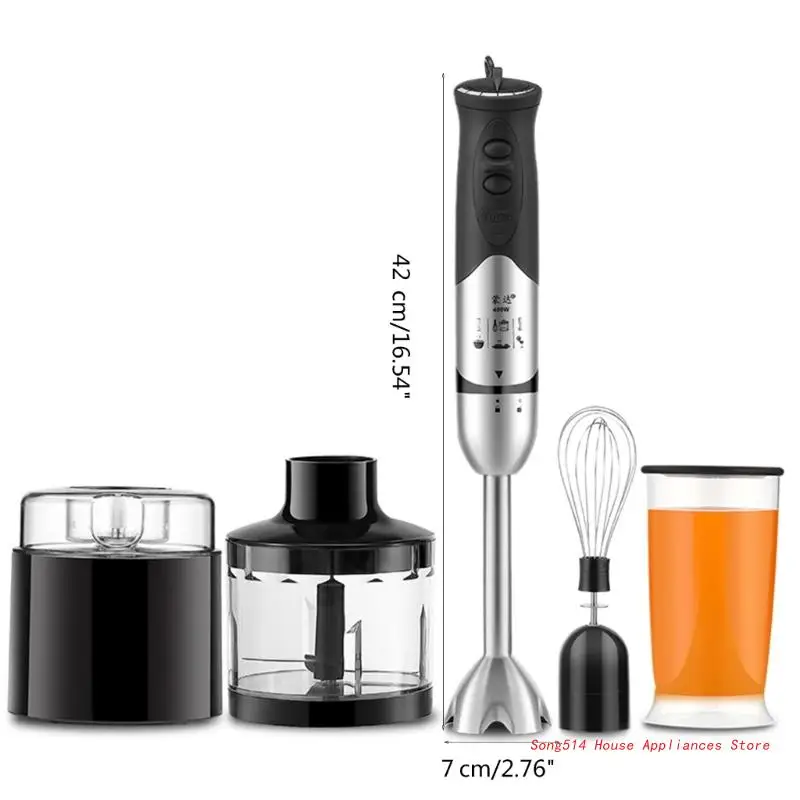 Mini Blender Electric Mixer Coffee-Frother Frappe Powerful Drink Mixer