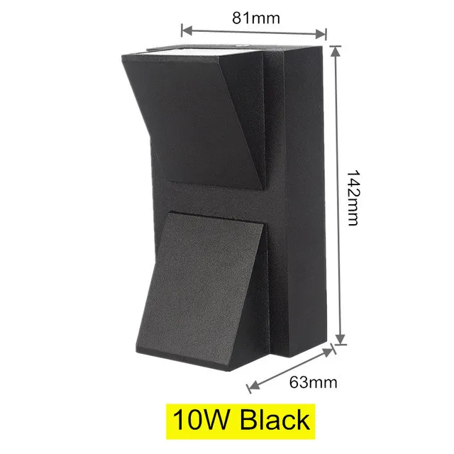 Waterproof Outdoor LED Wall Light Sconce - Modern Balcony & Garden Decor Lighting