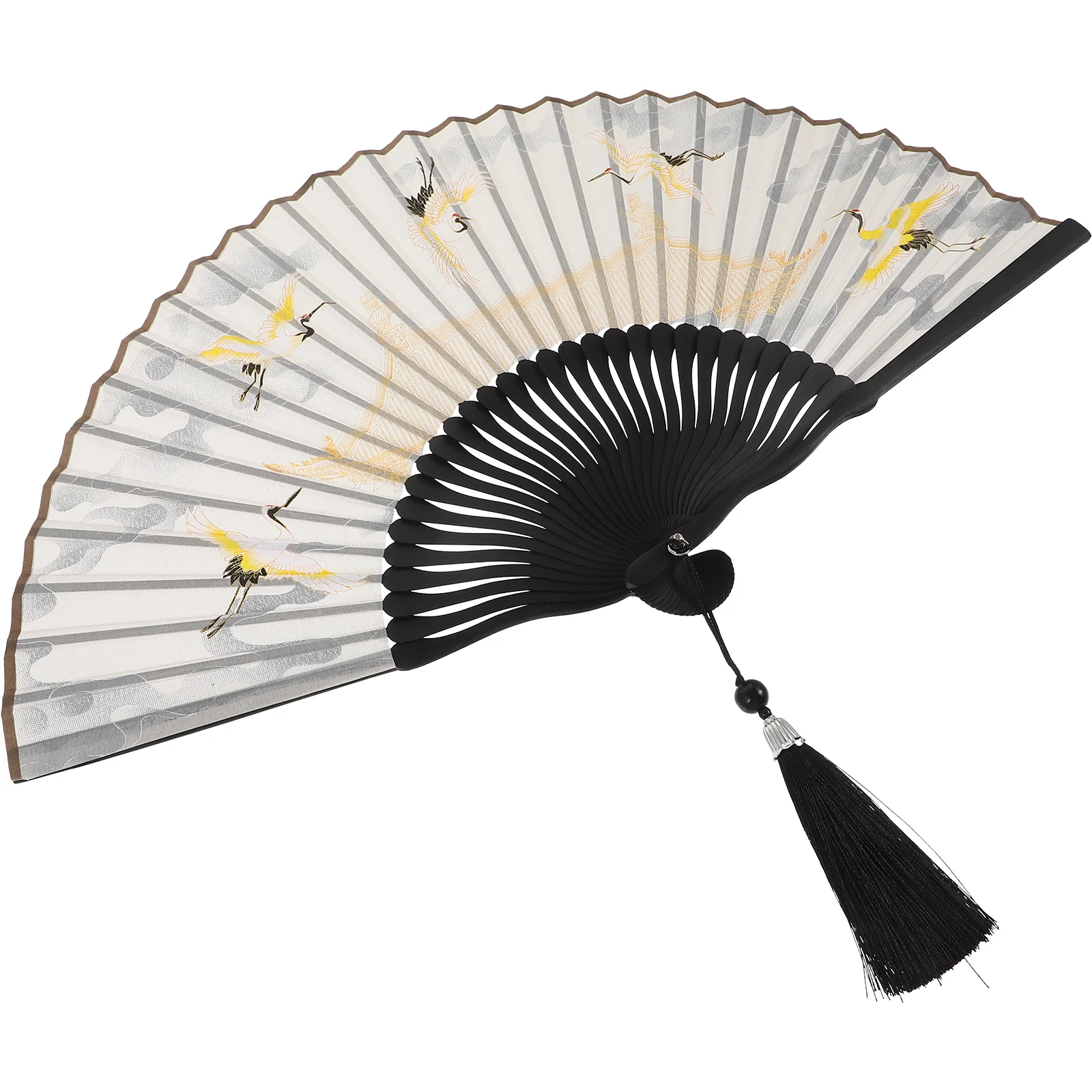 

Hand Fan Chinese Style Held Foldable Vintage Folding Retro Handheld Traditional Bride