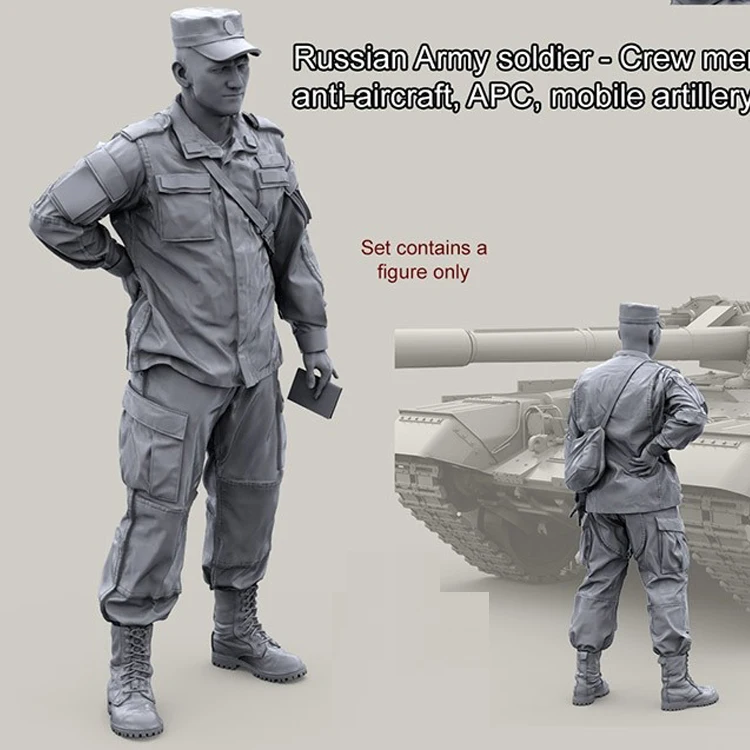 

Модель из смолы 1/35, фигурка солдата GK, российский армейский солдат, военная тема, несобранный и Неокрашенный комплект