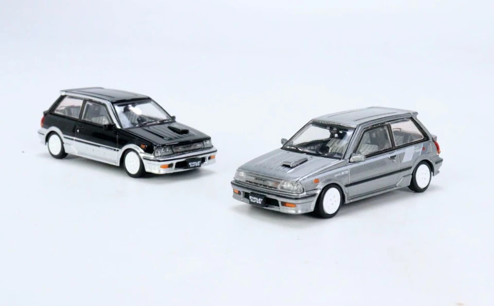 New BM 1/64 Scale Starlet Turbo S 1998 EP71 Miniature Cars by BM