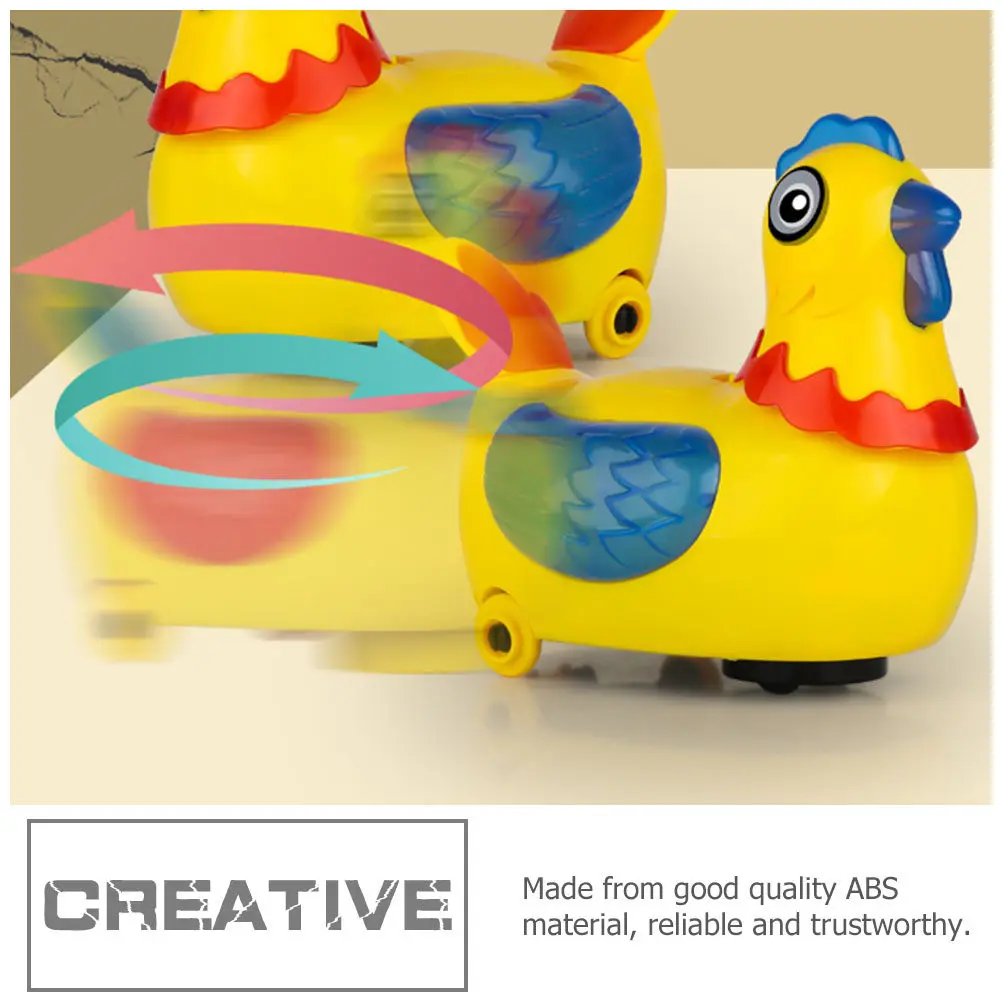 1 세트 전기 닭 암탉이 계란을 낳는 교육용 뮤지컬 노래하는 걷는 어린이 장난감 발달 선물 어린이 음악 장난감