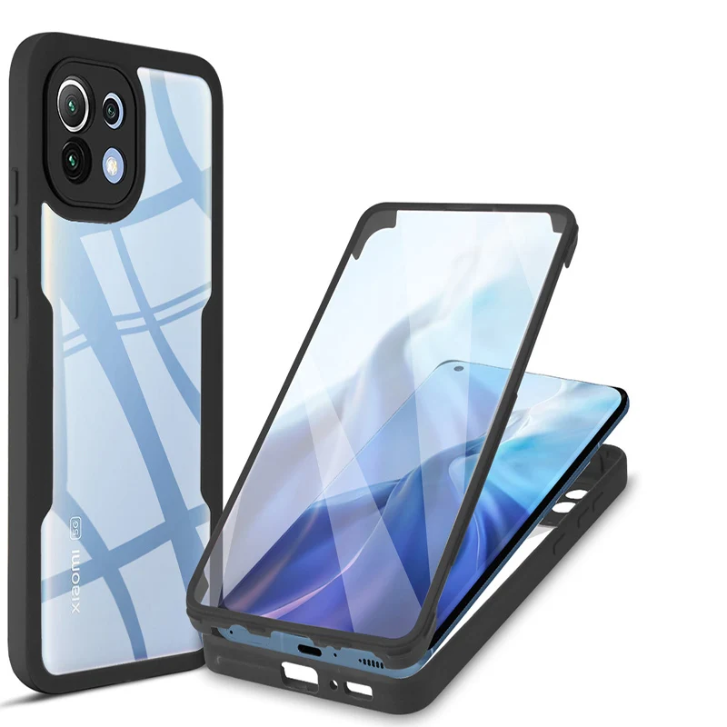 Luxury 360° Double Sided Full Protection Transparent Phone Case
