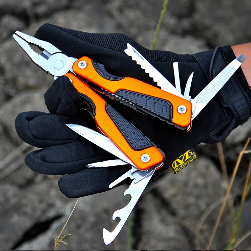 Multitool Pliers Folding Pliers With Fruit Blade Screwdriver Bottle Opener Multifunction Survive Pocket Tool Knives Outdoor EDC