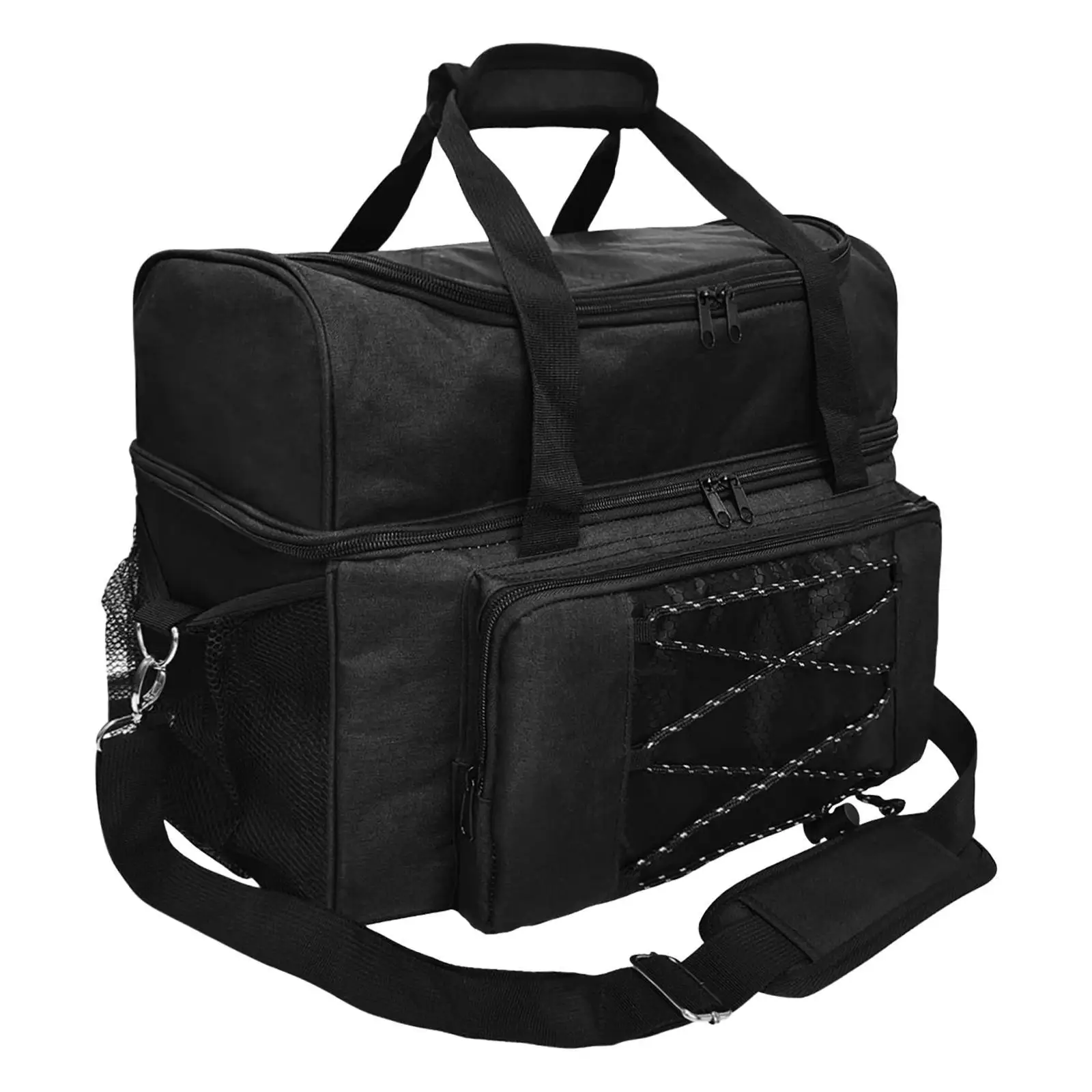 Bowling Bag for 2 Balls Bowling Carry Bag Large Capacity Portable