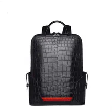 

KEXIMA gete new crocodile leather men backpack handmade Nile crocodile skin travel bag casual fashion men's bag men backpack