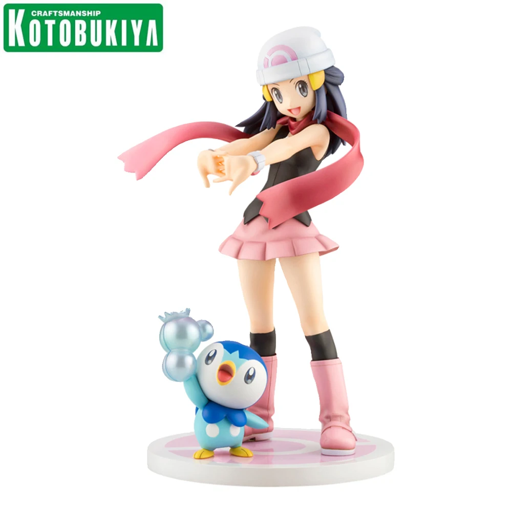 

Pre Sale Original Kotobukiya Artfx J Series Pokemon Dawn with Piplup 21Cm Figure Collectible Model Toys Birthday Gifts for Fans