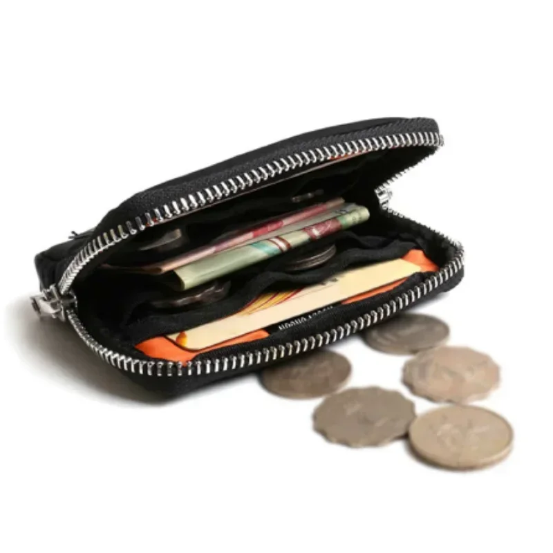 Japanese Men Wallet Earbuds Storage Bag Credit Card Holder Case For Boys Girls Journey Bank Card Organizer  Zipper Coin Purse