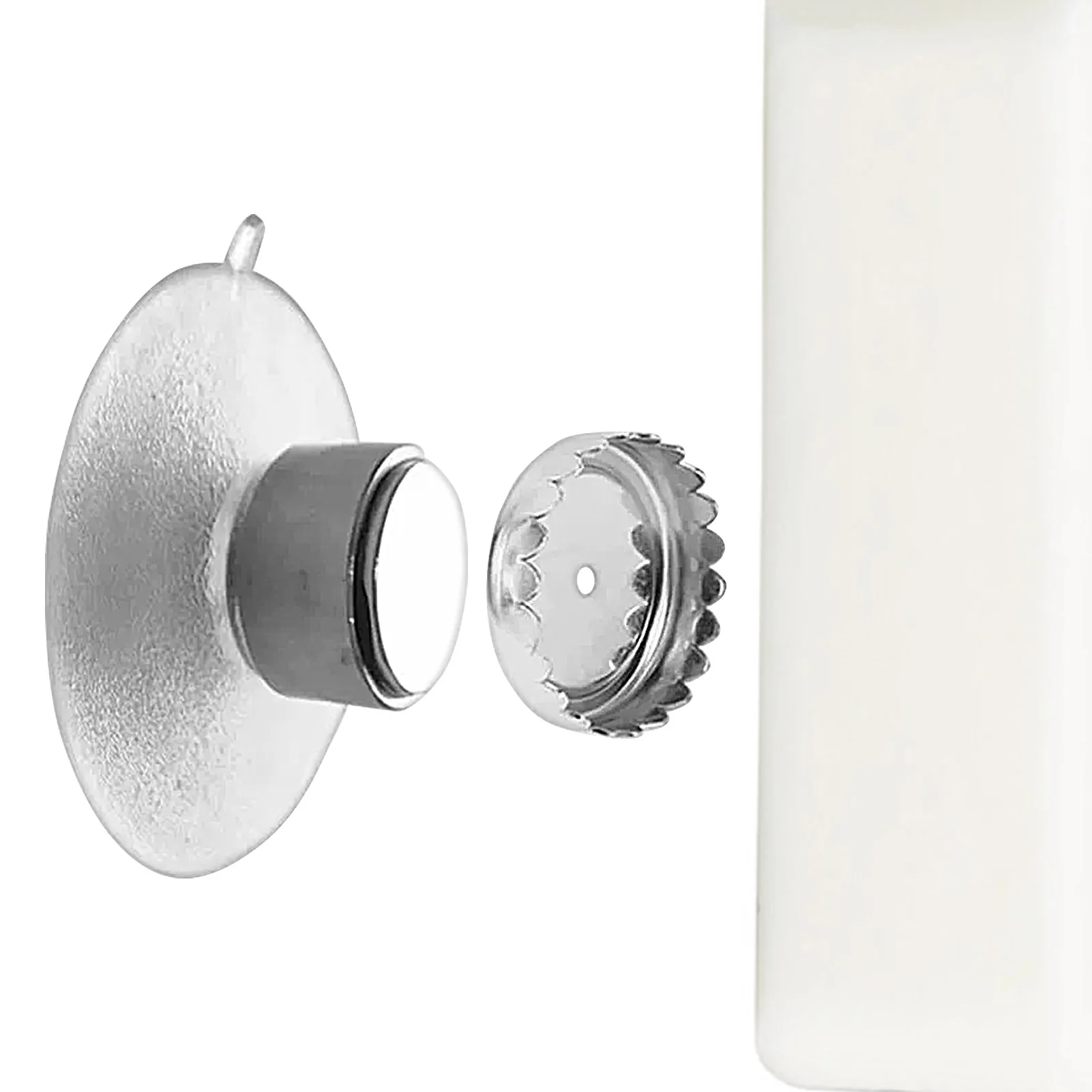 Magnetischer Seifenaufhänger mit Saugnapf, Wandmontage, Seifenregal mit starkem Magnet, abnehmbare hängende Seifenhalter für Badezimmer, Dusche – Detail 3