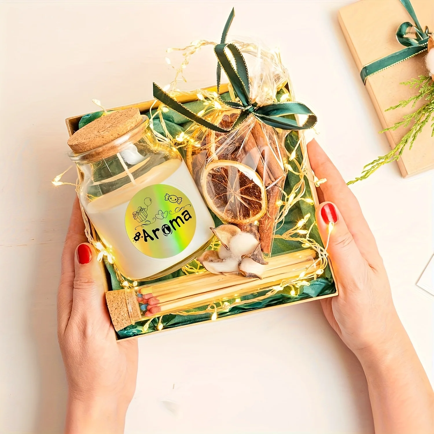 A 박스형 홀로그램 원형 열 스티커 M110/M102/P1/P2 프린터용 자체 접착 라벨 사무실 학교 조직 마커