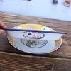 25-40cm Jade-Yellow Enamel Tea Plate Hand-Crafted Palace-Inspired Multi-Functional Durable  Food-Safe Bowls Soup  Plates Trays 3