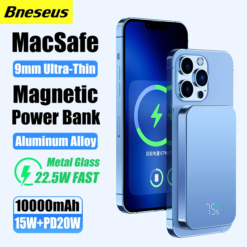 New Macsafe Powerbank 15w Fast Wireless Charger Portable Power