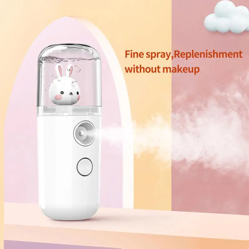 

1~5PCS Cute Pet Nano Mist Facial Sprayer Beauty Instrument USB Humidifier Rechargeable Nebulizer Face Steamer Moisturizing