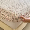 Bonenjoy Elastic Fitted Sheet Floral Style Bedsheet Soft Bed Cover Home Bed Linen Sheets drap de lit (Pillowcase Need Order) 2