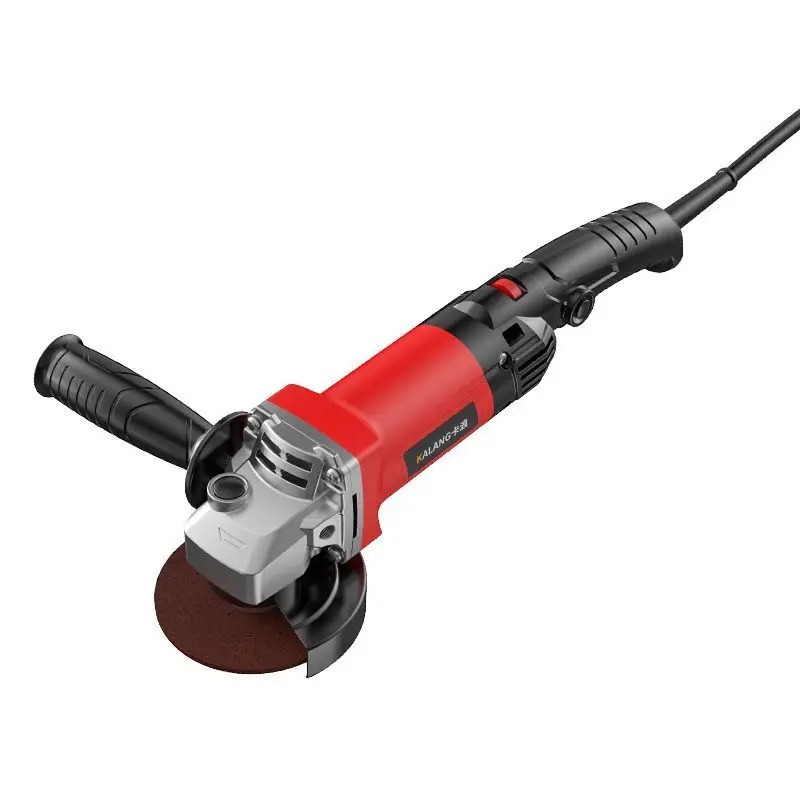 220V Electric Angle Grinder 100MM Real 6 Gears 3000-10000 RPM Tool Less Guard for Cutting Grinding Polishing Metal Power Tools