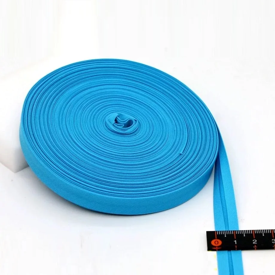12mm x 30야드 프리미엄 폴리에스터 바이어스 바인딩 테이프, 의류 헴 마감, 가장자리 포장, 공예 바느질 DIY 프로젝트용 패브릭 리본