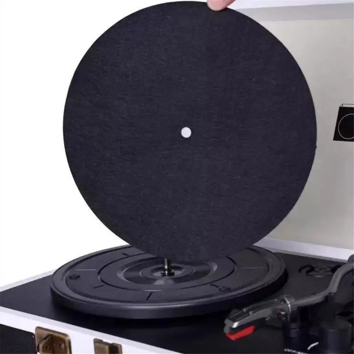 Felt Turntable Platter Mat Slip Mat Audiophile 3mm Thick Turntable for LP Vinyl Record Audio Replacement Accessory