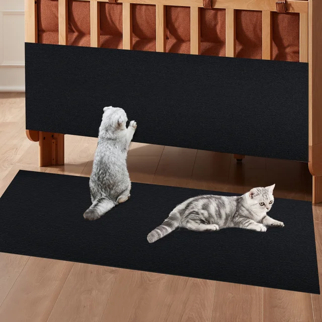 Trimmable Cat Scratching Mat Cat Scratcher Sofa Tape Scratching Post Self-adhesive Carpet Cats Scratch Board Cat Accessories 5