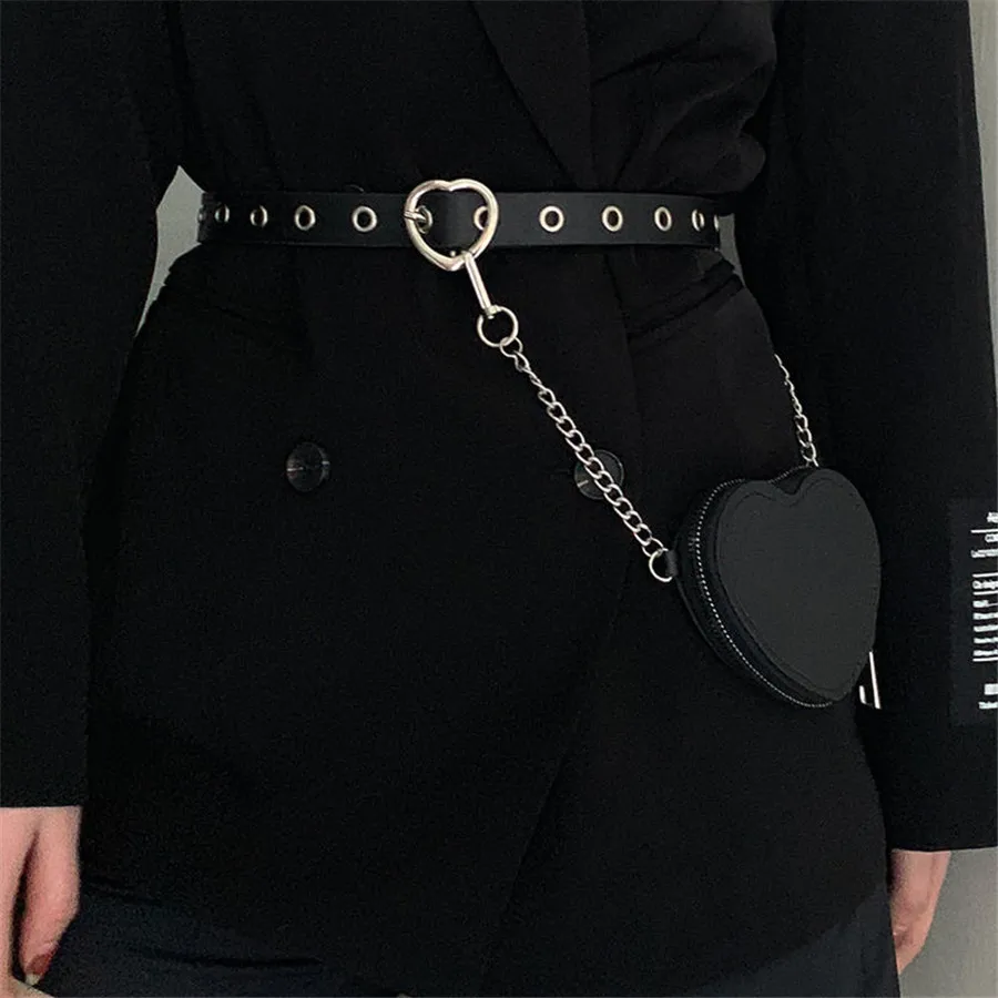 Elegant Leather Waist Belt Bag For Women Crossbody Waist Purse Fanny Pack Evening Clutch Mini Handbag Detachable Soft Leather 2