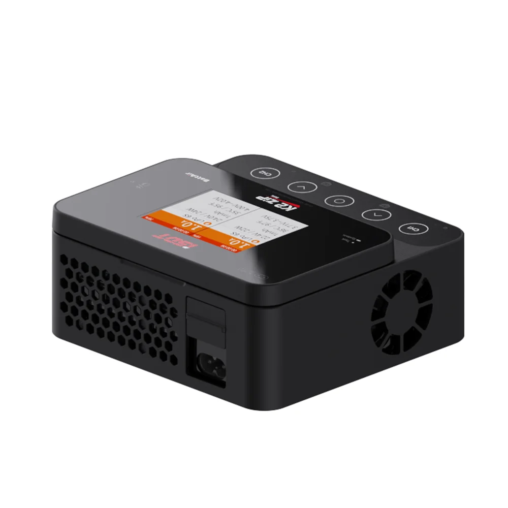 Deux batteries LiPo connectées au Chargeur Intelligent ISDT K2 ZIP 2 Canaux 20A pour Batteries RC en charge simultanée