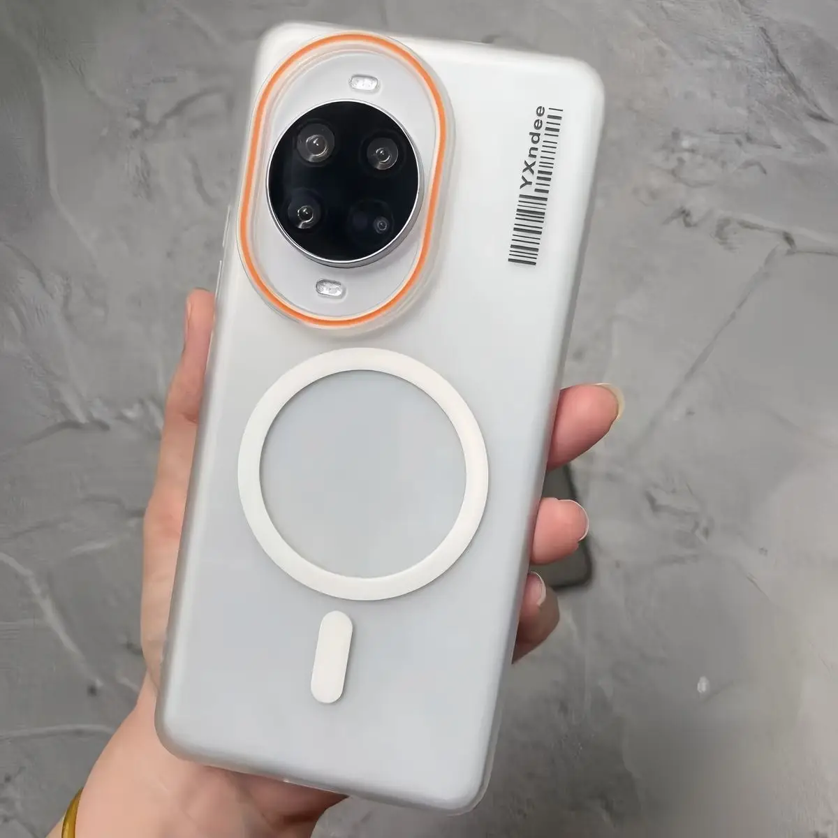 New Magnetic Frosted Translucent Ultra-Thin Shockproof Phone Case