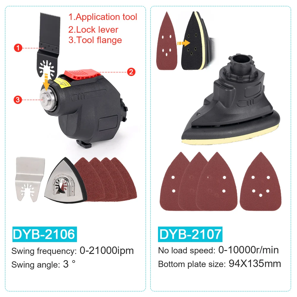 Brushless Electric Treasure Multitool Tools Screwdriver Electric Drill Polisher Reciprocating Saw Polisher Power Accessories 3