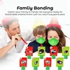 Tic Tac Tongue Competitive party board game Frog Tongue Mask desktop Game Set for parent-child interaction birthday gift for kid 4