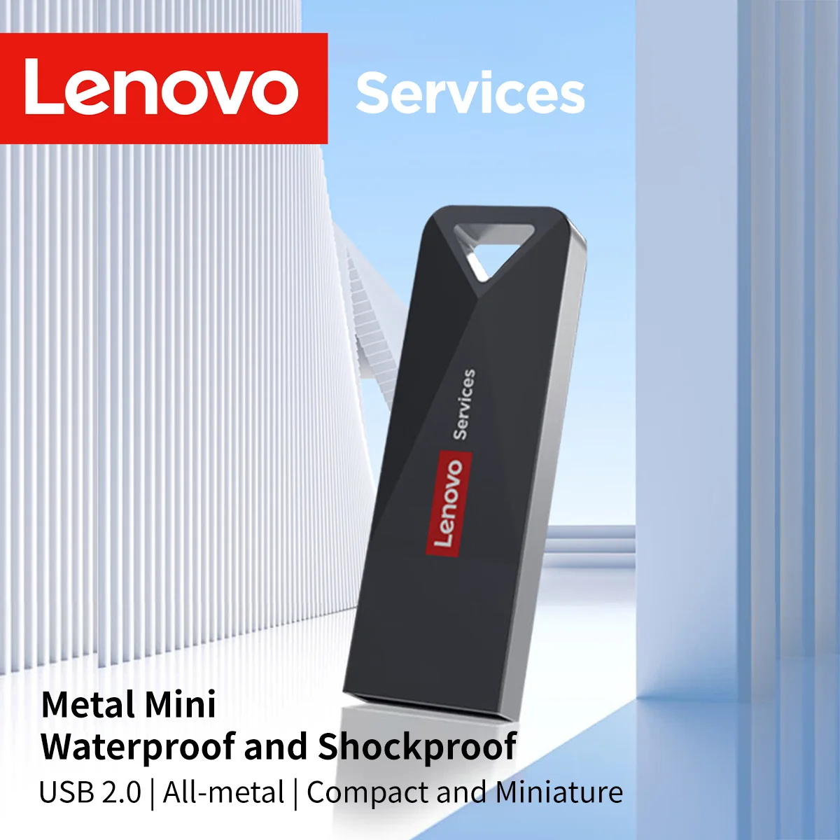 Metal Mini Waterproof USB Flash Drive, Multiple Storage Options, High-Speed Read Performance