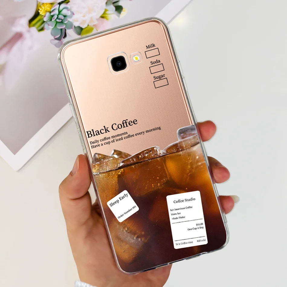 Elegant Printing Soft Silicone TPU Slim Cover for Samsung Galaxy J4 Core and J4 Plus