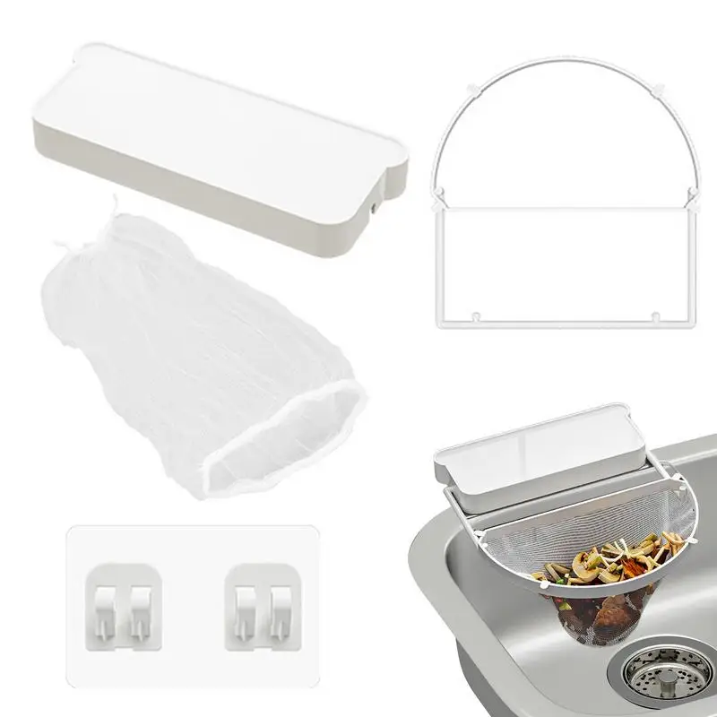 

Ситечко для раковины, сливная корзина для кухонной раковины, для еды, Полукруглая, многофункциональная портативная компактная раковина, Ловец еды с