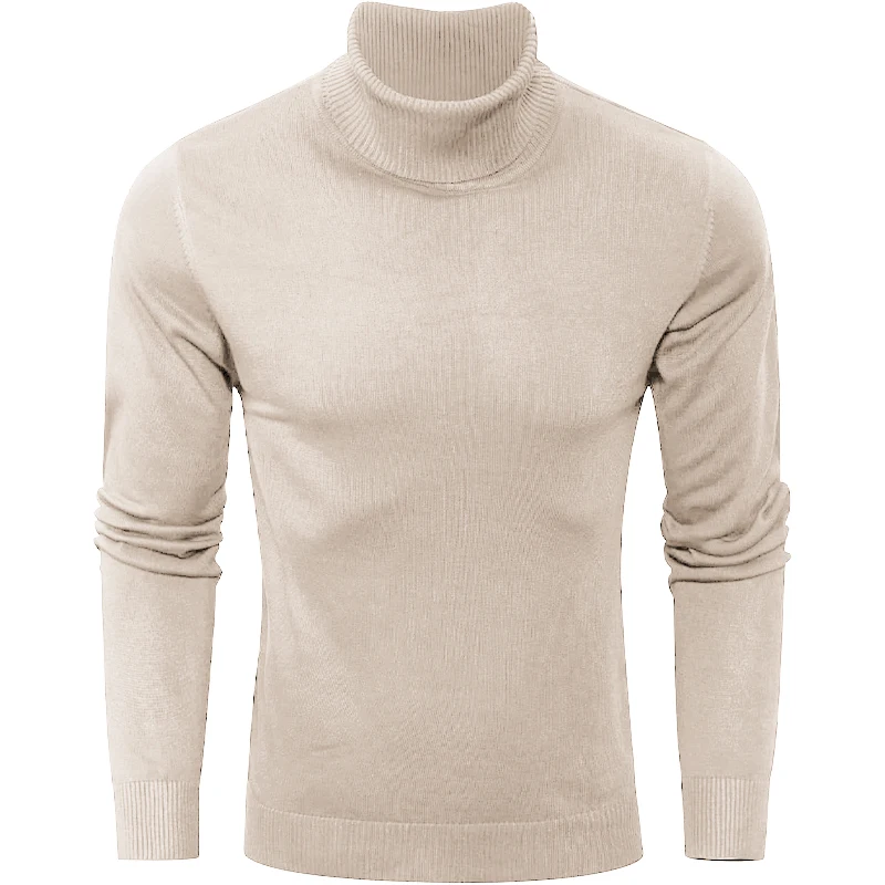 Animal Game Winter Men's Warm Cold Blouse Turtleneck Sweater Luxury Woolen Knitwear Pullover Outdoor Casual Knitwear Knit Men