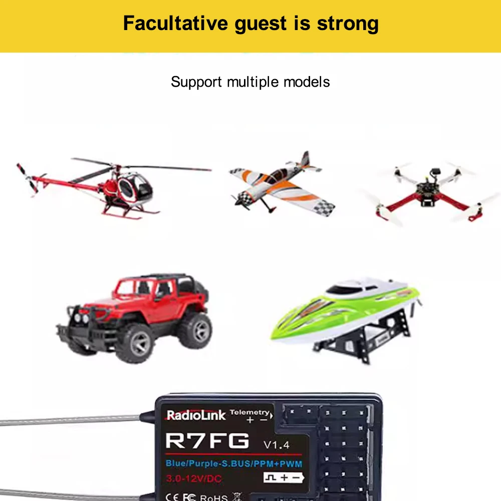 Récepteur RC Flysky R12DS R9DS R8EF R8SM R6F V4 R7FG - Pièces Électronique