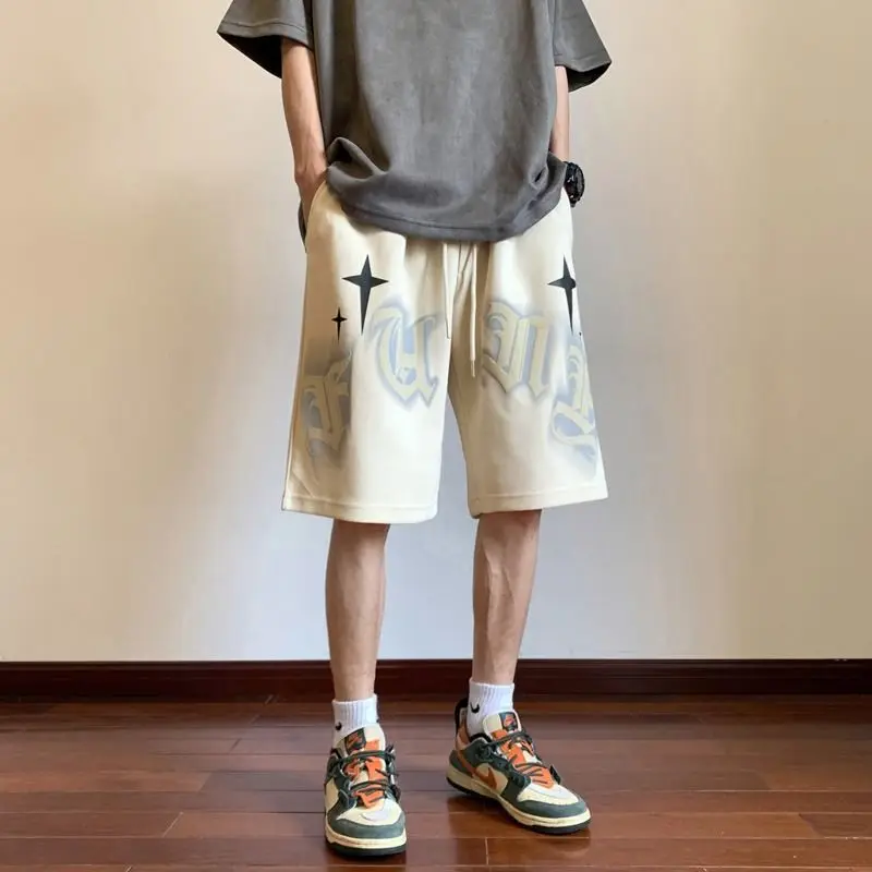 Summer Goth Graphic Cotton Shorts Mens Japanese Fashion Trends Harajuku Streetwear Bottoms Teenage Plus Size Hawaii Short Pants