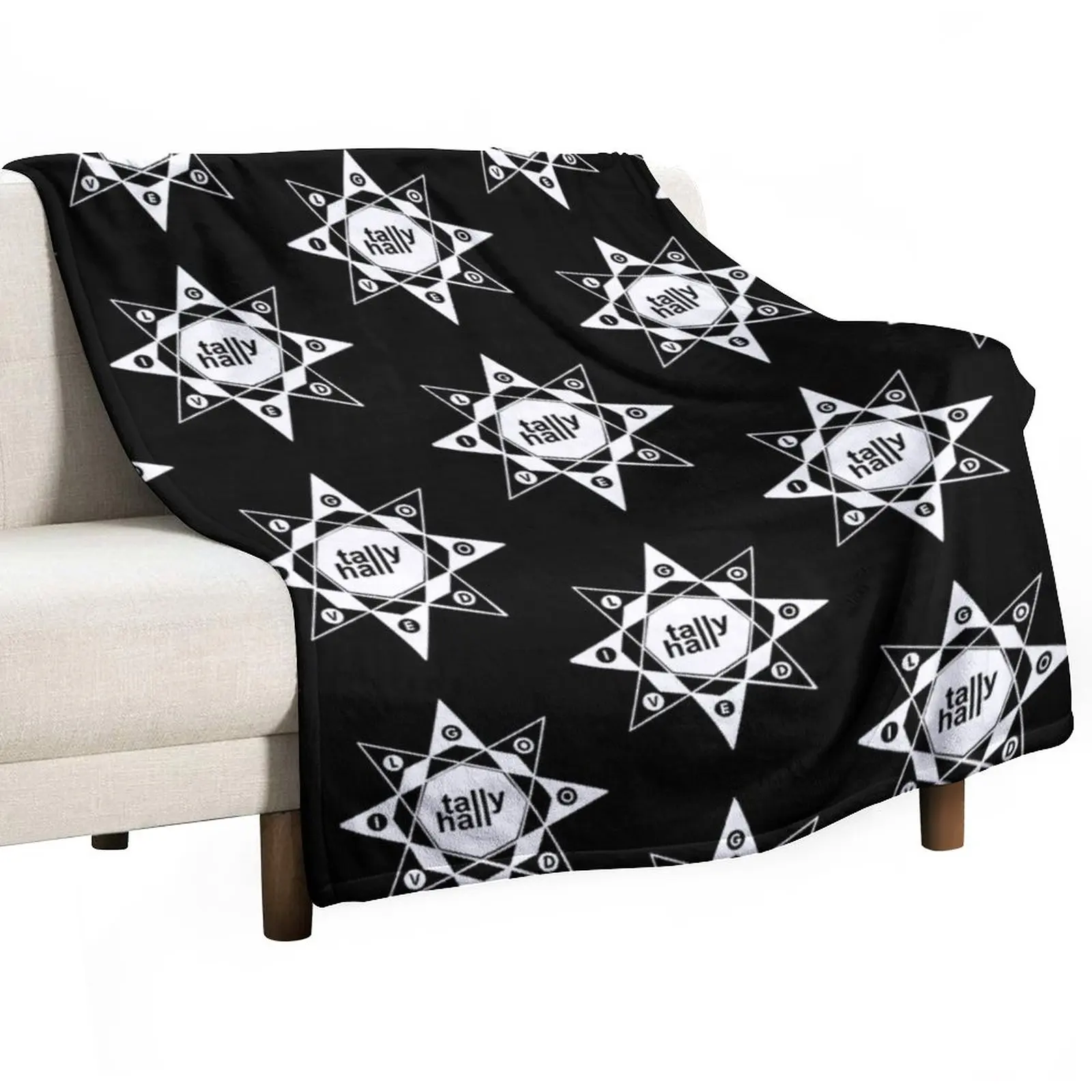 

Tally Hall goodevil white Throw Blanket Single Blanket Large Blanket