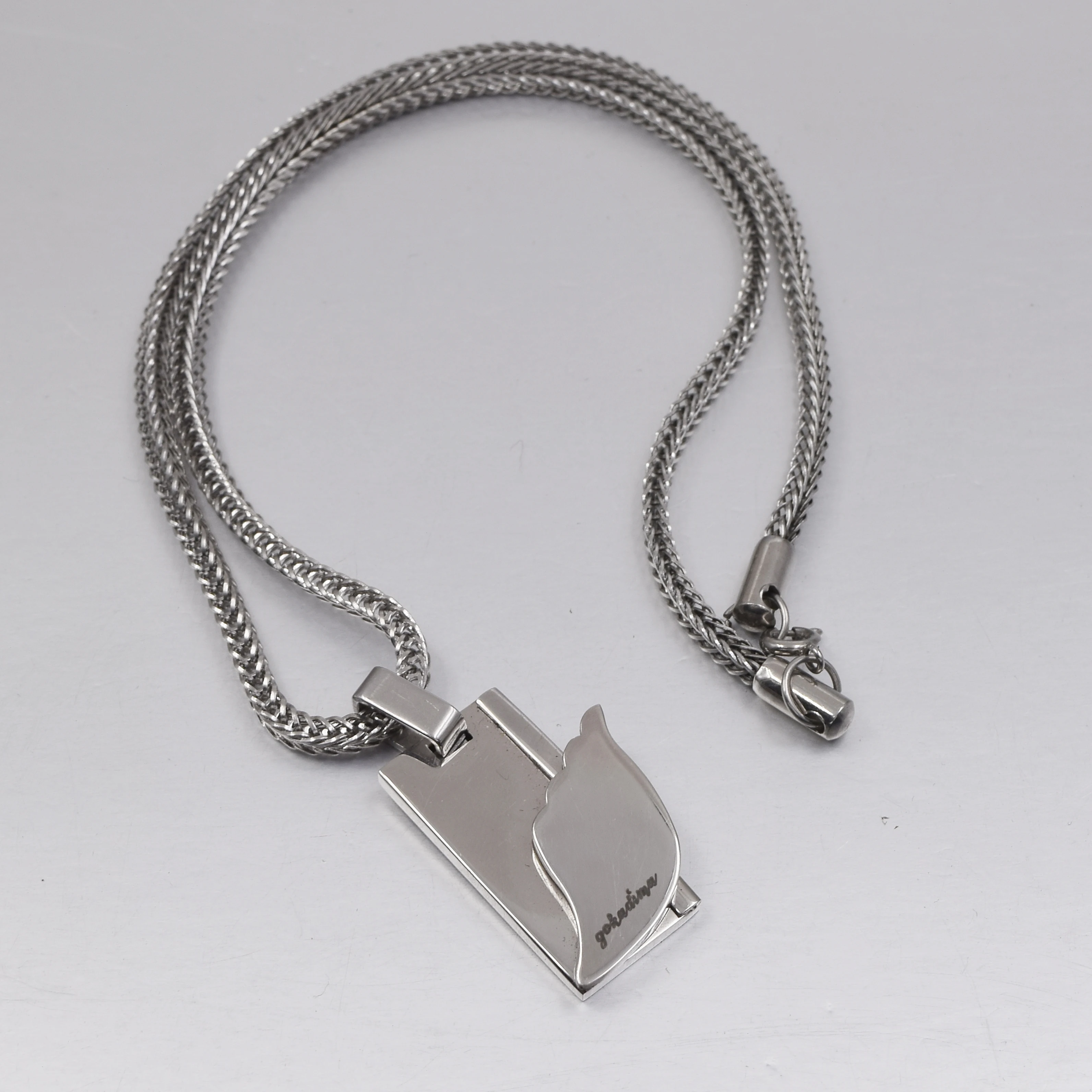 

GOKADIMA крутое модное ожерелье из нержавеющей стали с крыльями ангела, милые женские ювелирные изделия WP1057