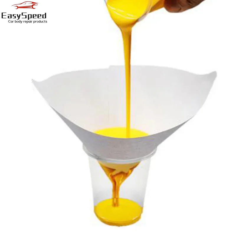 Paint filter funnel paper filter disposable paint cone nylon paper funnel 100 mesh