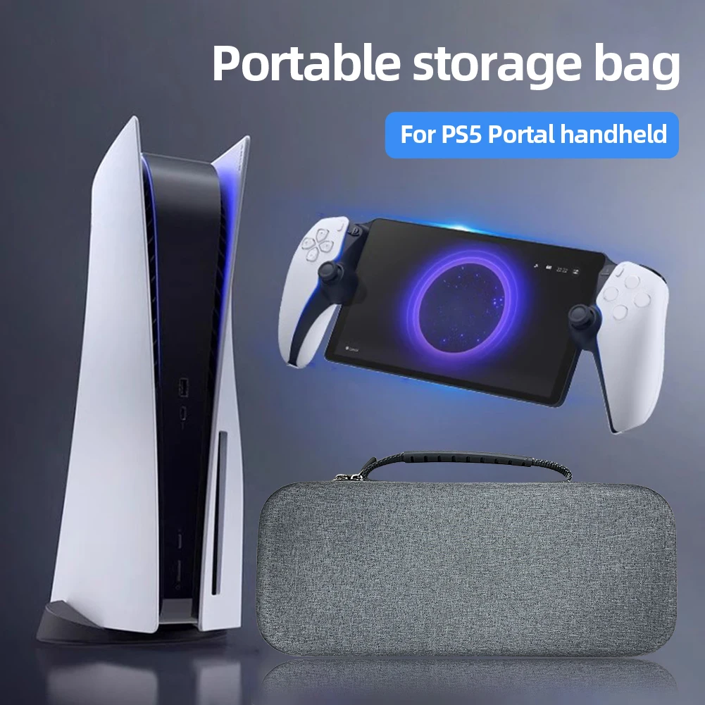 EVA Travel Carrying Case for Sony PS5 PlayStation Portal Remote Player  Storage Bag with Mesh Pocket Game Console Protective Case - AliExpress